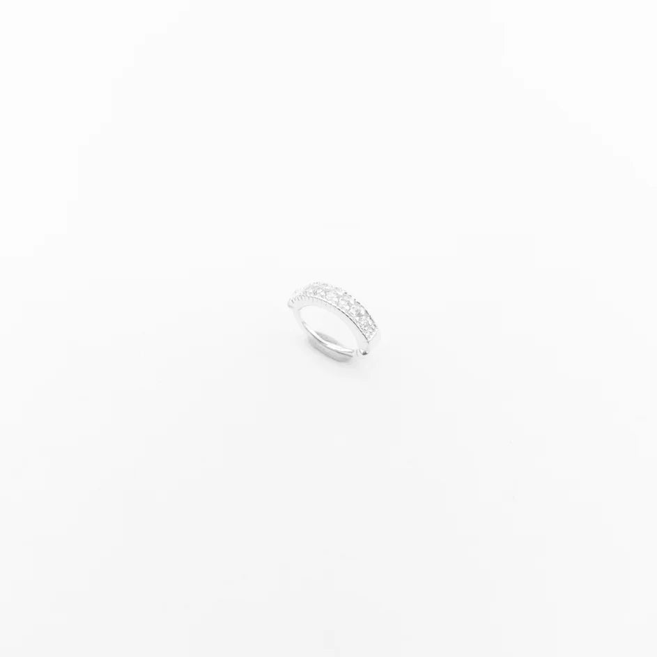 Piercing Fake Cravejado com Zircônias