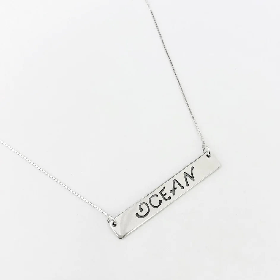 Gargantilha de Plaquinha Ocean 40cm