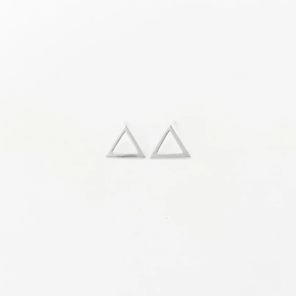 Brinco de Triângulo Vazado