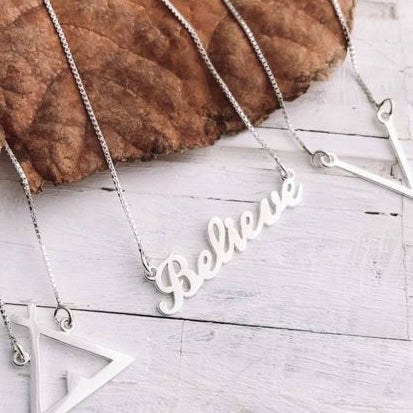 Gargantilha Dream "acreditar" - 40cm